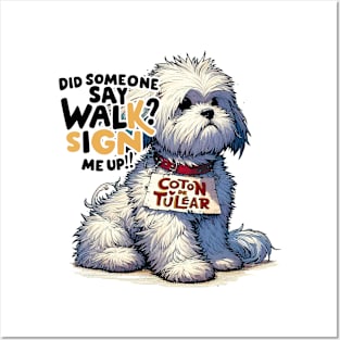 Coton de Tulear The Wander Woofs Companion Posters and Art